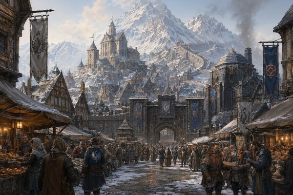 Coldvein beneath dwarven banners