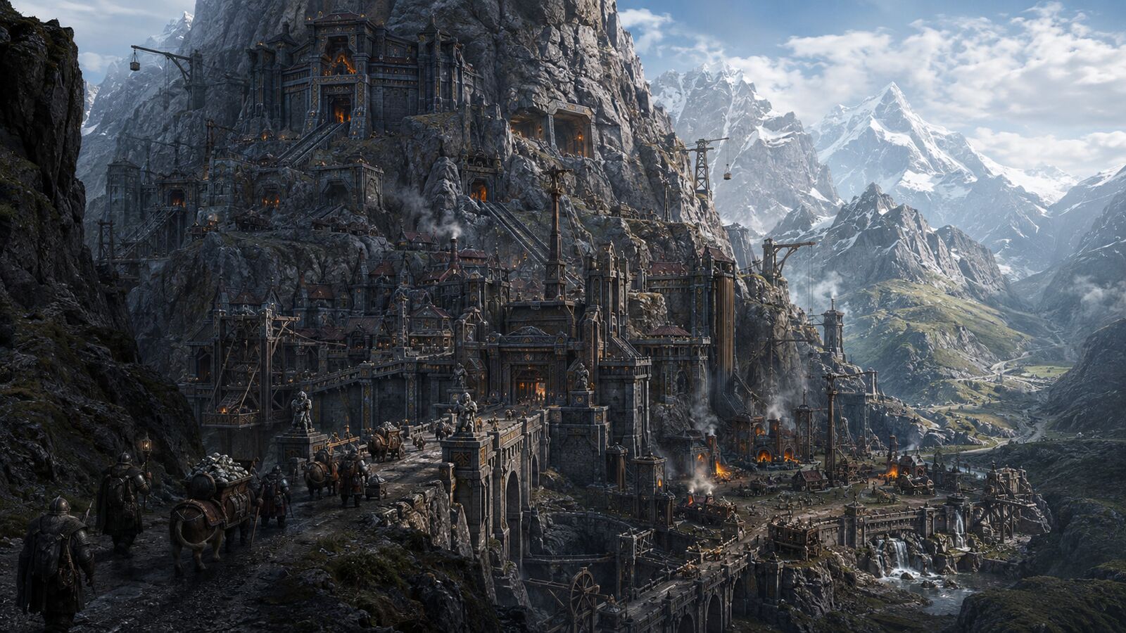 The mountain mines, foundries and fortified halls of Mirn Torum